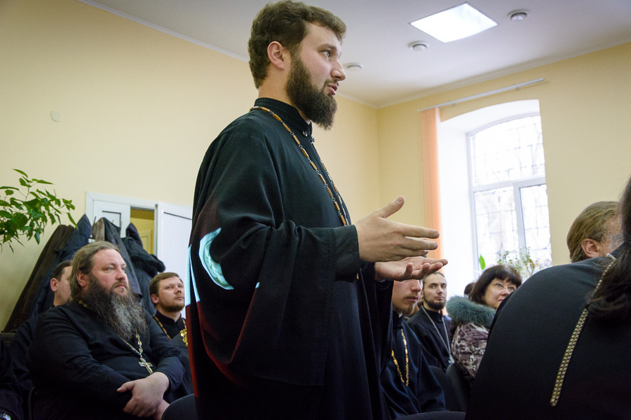 Рабочая встреча духовенства в наркологическом центре 15.03.2018